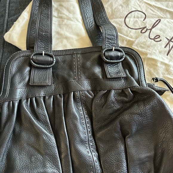 Cole Haan Black Leather Purse - Picture 2 of 6